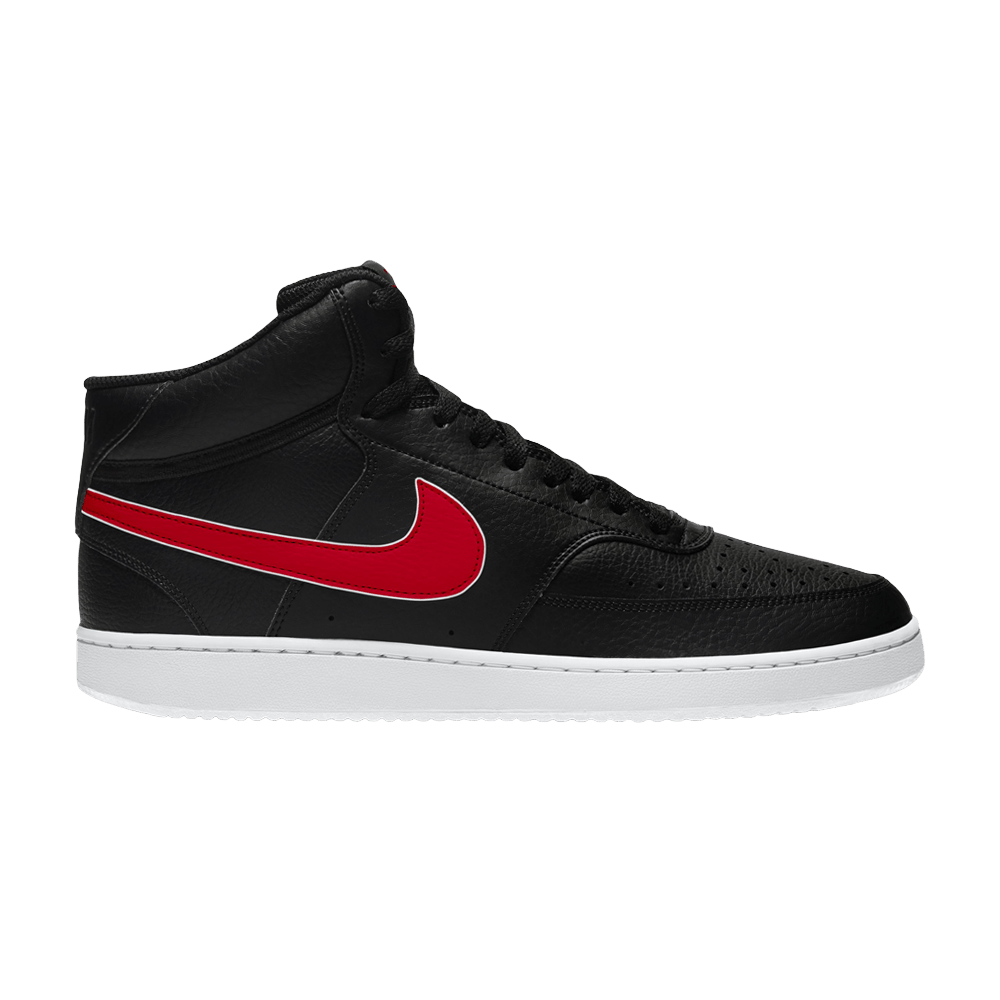 Buy Nike Court Vision Mid 'Hitam Merah Universitas' CD5466-004