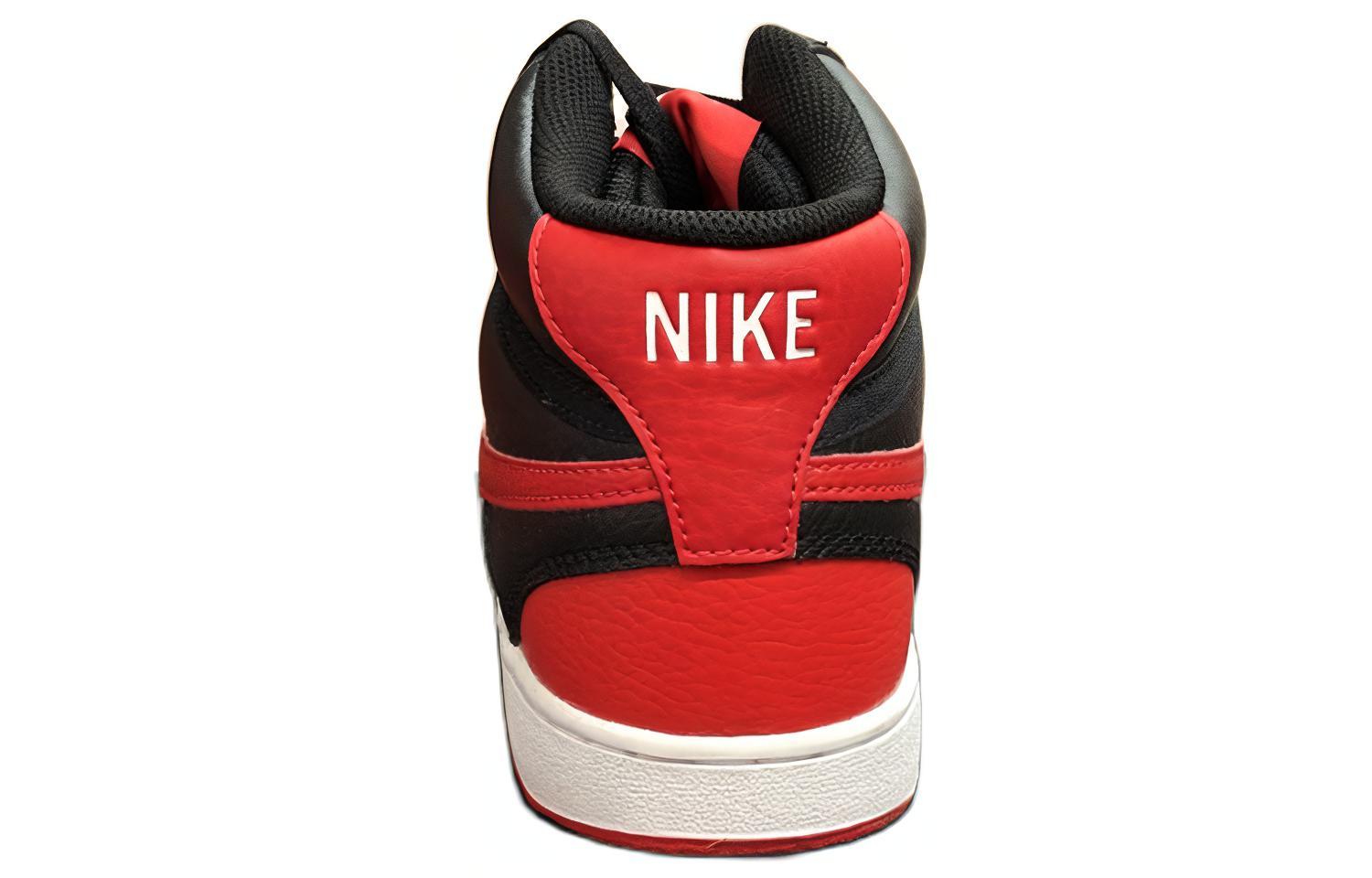 Lookbook 耐克 Court Vision Mid 'Bred' 经典黑红配色 DD0190-061