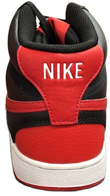 耐克 Court Vision Mid 'Bred' 经典黑红配色 DD0190-061 Lookbook 耐克 Court Vision Mid 'Bred' 经典黑红配色 DD0190-061