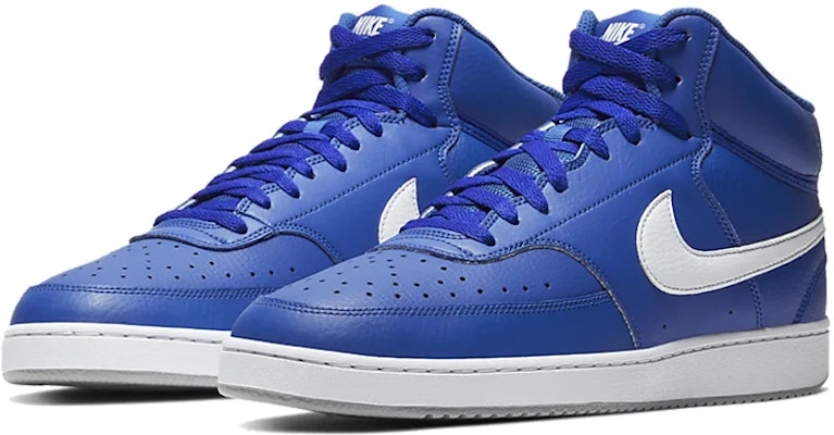 Nike Court Vision 1 Mid 簡約 中幫 板鞋 男女同款 藍白 Lookbook Nike Court Vision 1 Mid 簡約 中幫 板鞋 男女同款 藍白