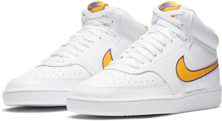 Nike Court Vision Mid 'Lakers' CD5466-102 Lookbook Nike Court Vision Mid 'Lakers' CD5466-102