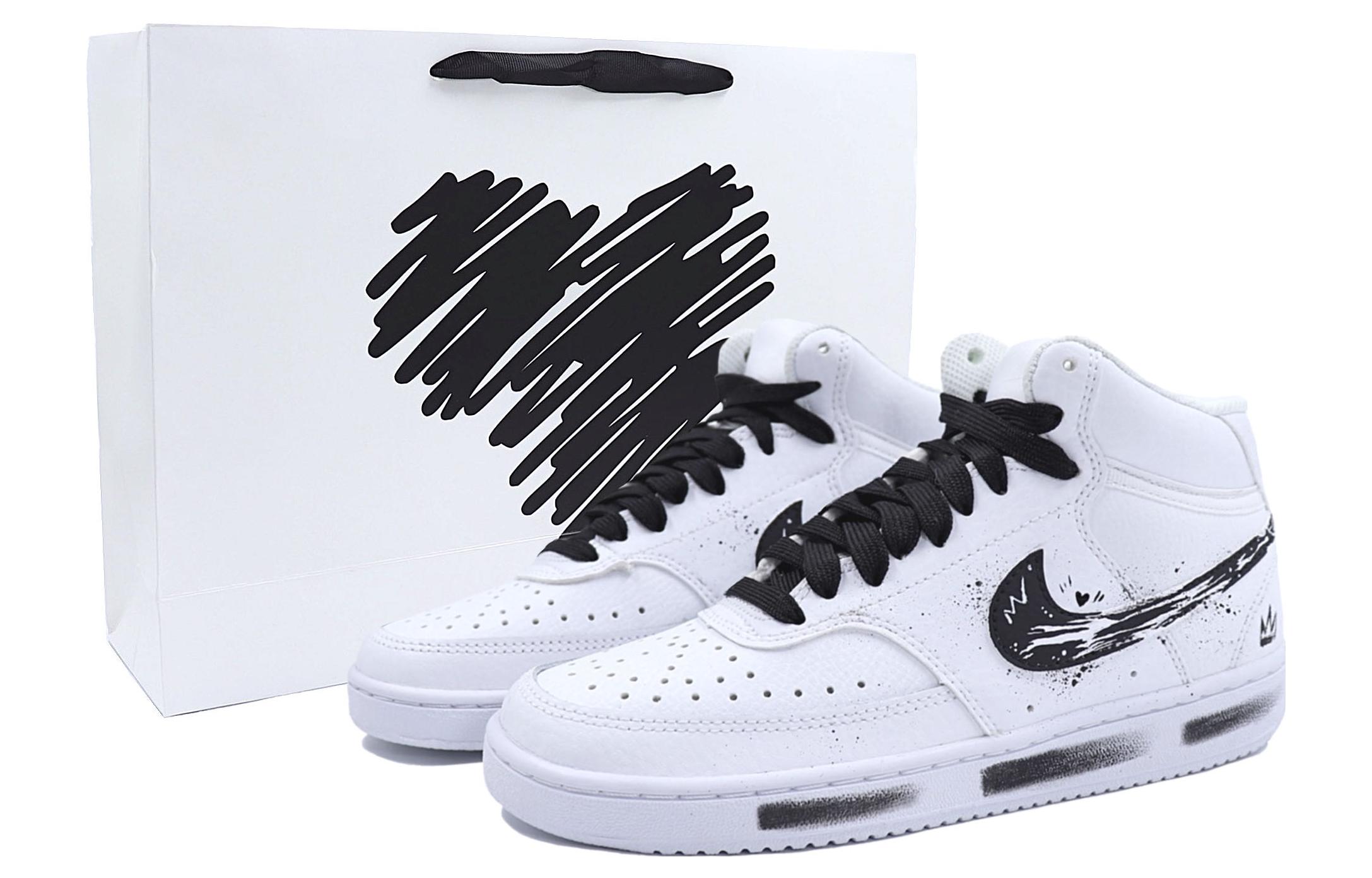 Buy Nike Court Vision Mid 'Star Trace Future Splash-Ink Heart & Graffiti' DN3577-101-484848