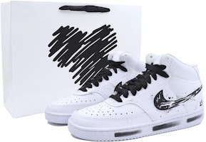 Nike Court Vision Mid 'Star Trace Future Splash-Ink Heart & Graffiti' DN3577-101-484848 Nike Court Vision Mid 'Star Trace Future Splash-Ink Heart & Graffiti' DN3577-101-484848