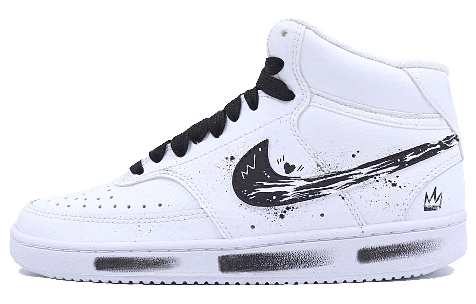 Nike Court Vision Mid 'Star Trace Future Splash-Ink Heart & Graffiti' 圖 2