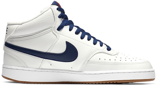 Nike Court Vision 1 Mid 防滑輕便 中筒 板鞋 男款 米白 Order Nike Court Vision 1 Mid 防滑輕便 中筒 板鞋 男款 米白