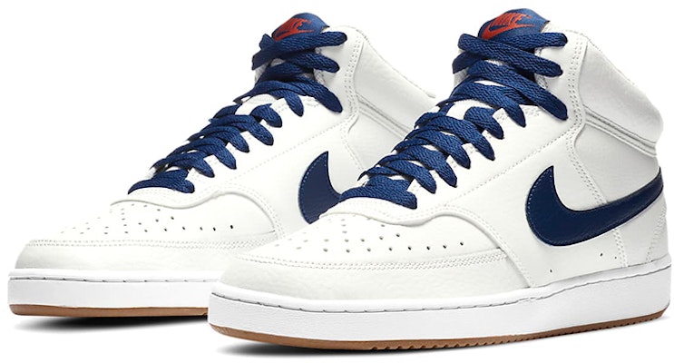 Nike Court Vision Mid 'Summit White Blue Void' CD5466-104 Lookbook Nike Court Vision Mid 'Summit White Blue Void' CD5466-104