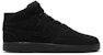 Nike Court Vision Mid 'Hitam Triple' CU6620-001