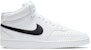 Nike Court Vision Mid 'Putih Hitam' CD5466-101