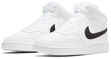 Nike Court Vision Mid 'Blanco Negro' CD5466-101 Lookbook Nike Court Vision Mid 'Blanco Negro' CD5466-101