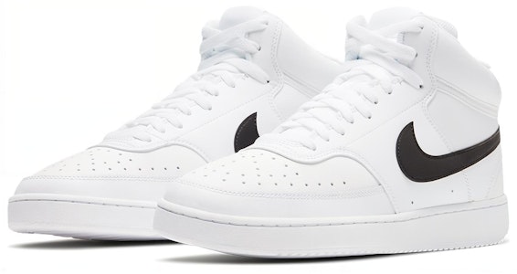 Nike Court Vision Mid 'Blanco Negro' CD5466-101 Lookbook Nike Court Vision Mid 'Blanco Negro' CD5466-101