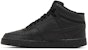Nike Court Vision Mid Next Nature 'Triple Black' - Hitam Sepenuhnya DN3577-003
