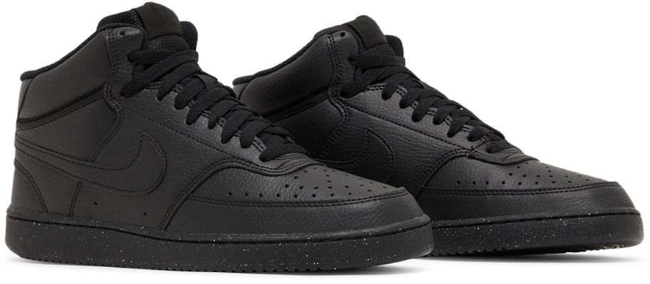 Nike Court Vision Mid Next Nature 'Triple Black' DN3577-003 Cheap Nike Court Vision Mid Next Nature 'Triple Black' DN3577-003