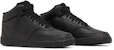 Nike Court Vision Mid Next Nature 'Triple Black' - Hitam Sepenuhnya DN3577-003