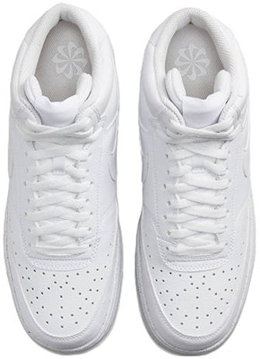 Nike Court Vision Mid Next Nature 'Triple White' DN3577-100 Shop Nike Court Vision Mid Next Nature 'Triple White' DN3577-100
