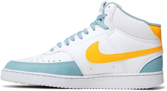 Nike Court Vision Mid Next Nature 'Putih Ocean Bliss' FJ3998-100 Lookbook Nike Court Vision Mid Next Nature 'Putih Ocean Bliss' FJ3998-100