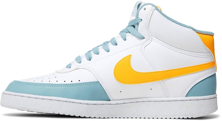 Nike Court Vision Mid Next Nature 'White Ocean Bliss' FJ3998-100 Lookbook Nike Court Vision Mid Next Nature 'White Ocean Bliss' FJ3998-100