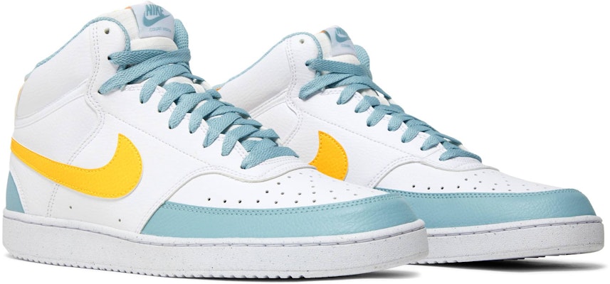 Nike Court Vision Mid Next Nature 'White Ocean Bliss' FJ3998-100 Cheap Nike Court Vision Mid Next Nature 'White Ocean Bliss' FJ3998-100