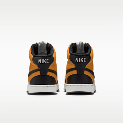 Nike Court Vision MID Next Nature Gold Leaf/Sail/Black DN3577-700 Details for Nike Court Vision MID Next Nature Gold Leaf/Sail/Black DN3577-700
