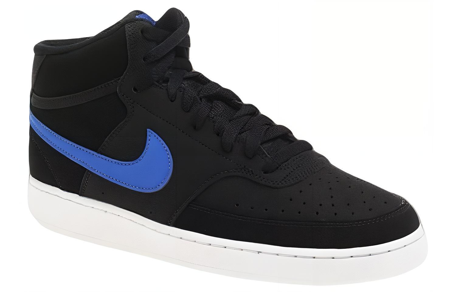 Lookbook ナイキ コートビジョン ミッド 黒/青 CD5466-007