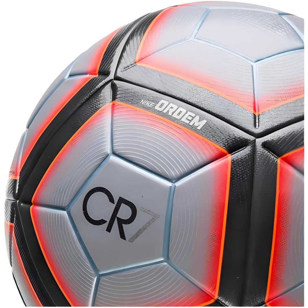 Details for ナイキ CR7 サッカーボール サイズ5 耐久性 PU 滑り止め グレー/オレンジ SC3041-012