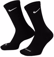 Nike Crew Socks with Solid Color and Logo Print SX6888-010 Nike Crew Socks with Solid Color and Logo Print SX6888-010