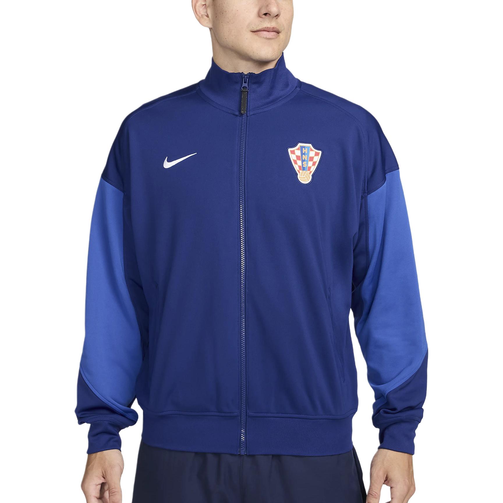 Nike Croatia Academy Pro Royal Blue Colorblock Long-Sleeve Dry Jacket FZ8588-455