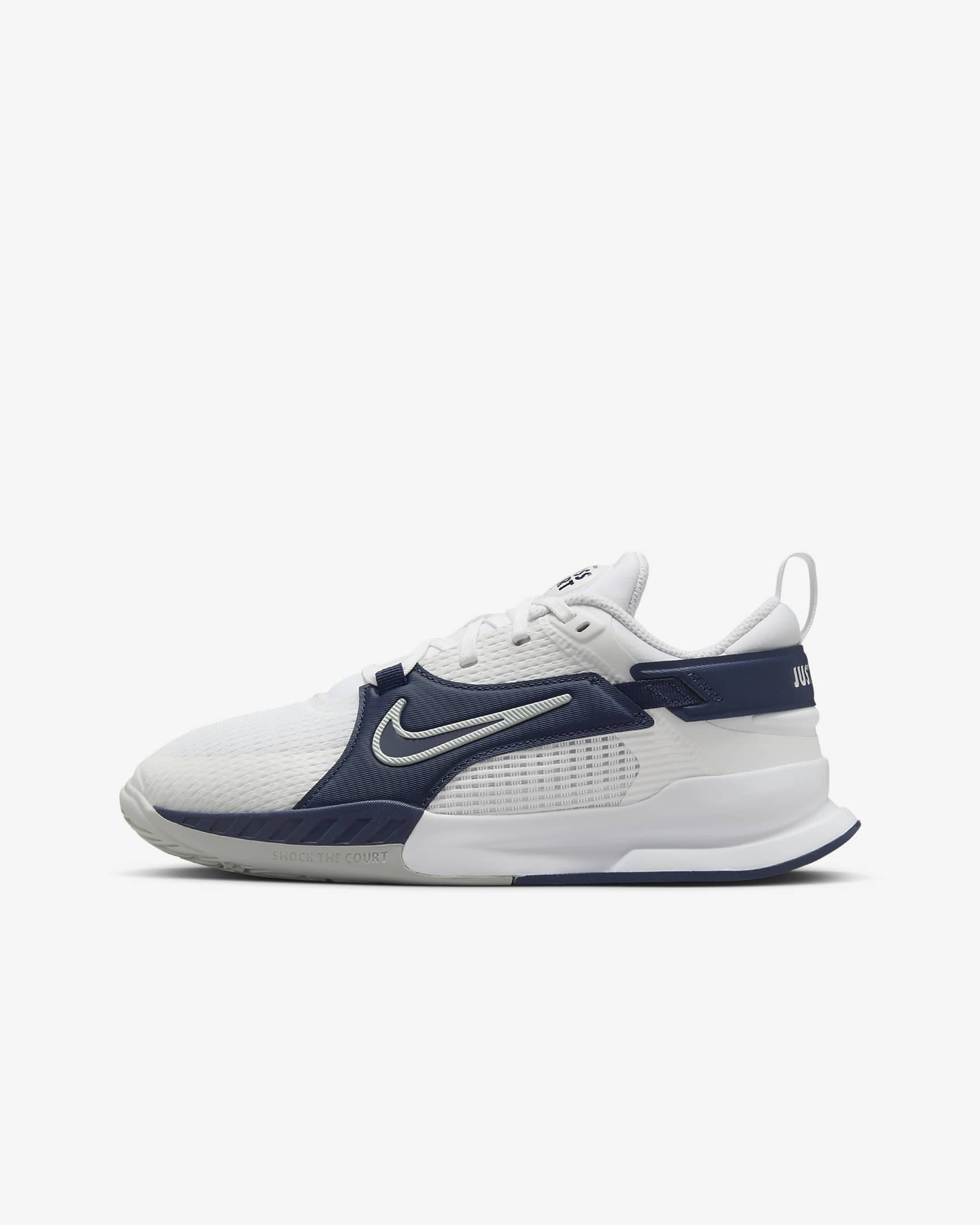 (Youth) Nike Cross Court 'White Midnight Navy'