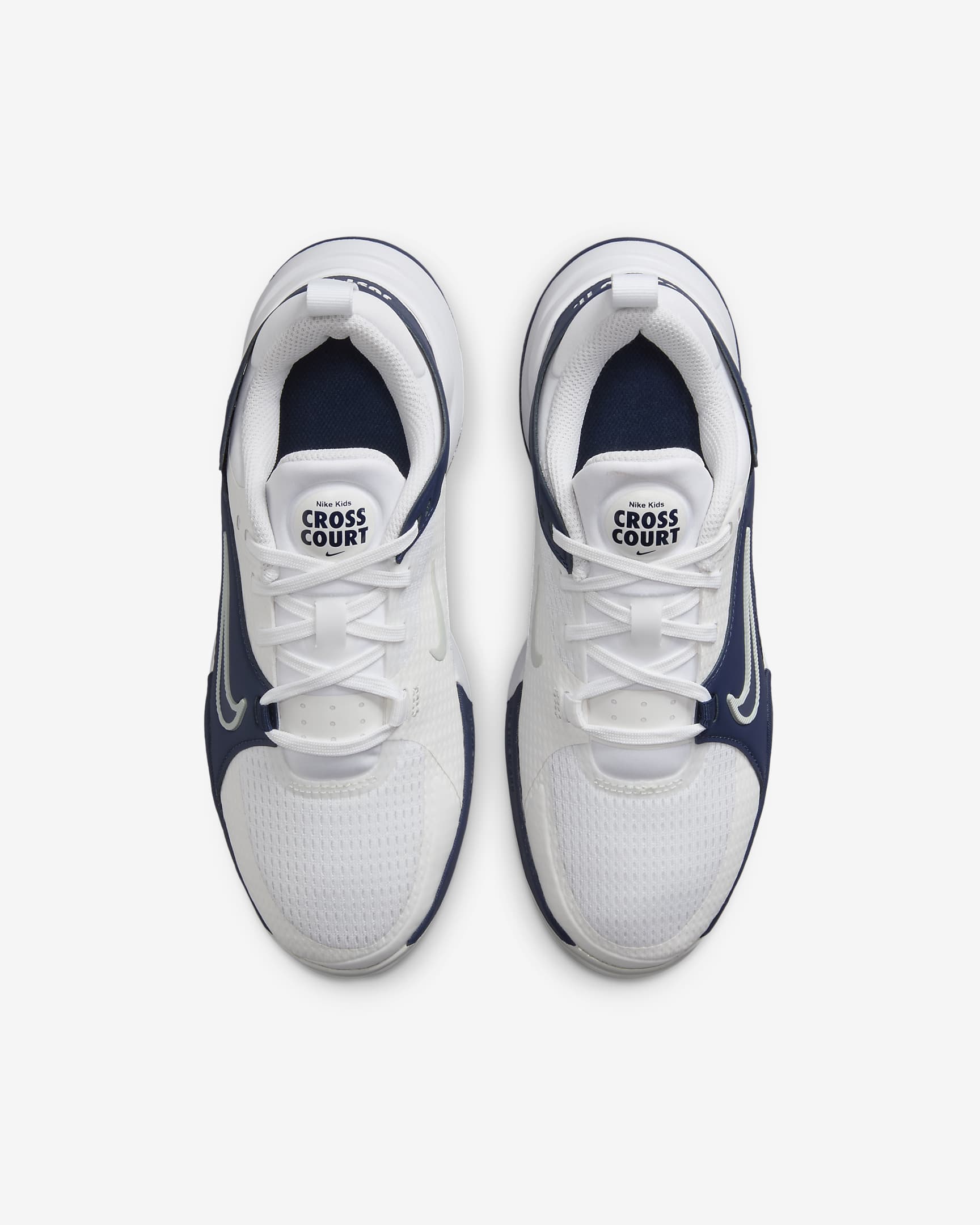 (Youth) Nike Cross Court 'White Midnight Navy' 圖 4
