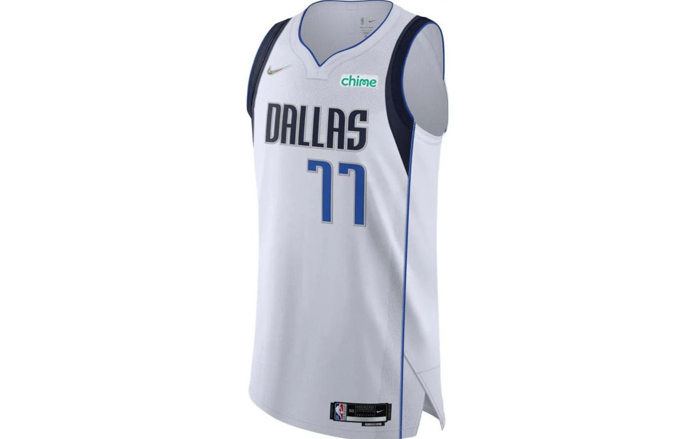 Nike Dallas Mavericks Alphanumeric Logo Basketball Jersey White () AT4702-100 圖 2