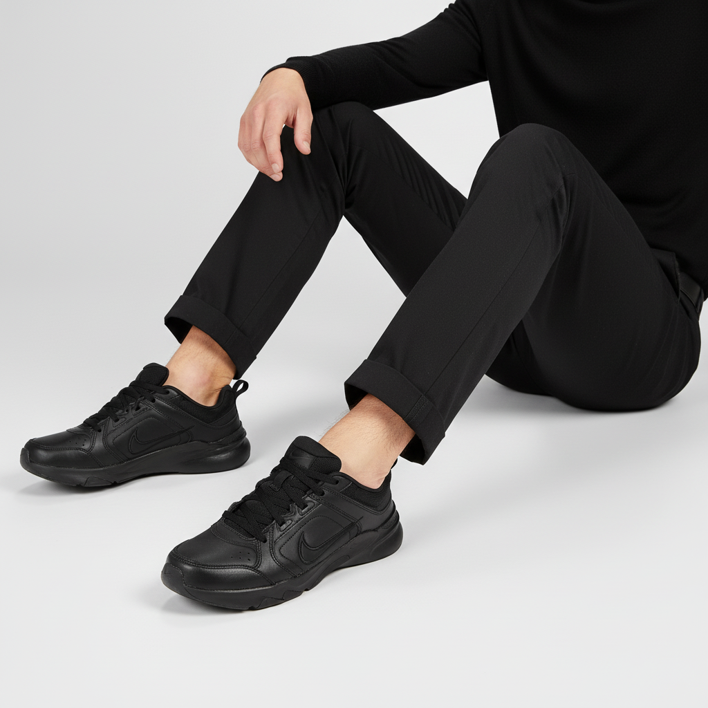 Order Nike Defy All Day 'Triple Black' Lelaki Kasut Hitam Sepenuhnya DJ1196-001