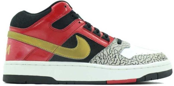 Nike Delta Force 防滑耐磨 中筒 滑板鞋 男女皆宜 黑紅色 Details for Nike Delta Force 防滑耐磨 中筒 滑板鞋 男女皆宜 黑紅色