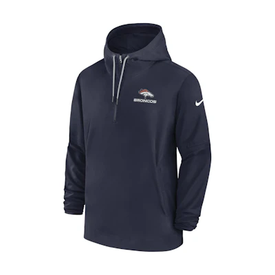 Nike Denver Broncos Sideline Loose Fit Hoodie Jacket Navy Blue 00MI41S8W-EU6