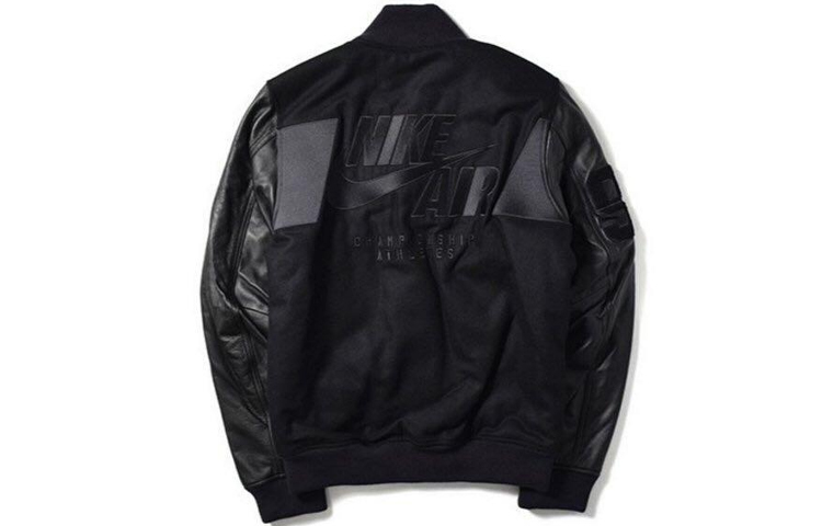 Nike Destroyer Star Pattern Windproof Bomber Jacket Black 802645-010 圖 3