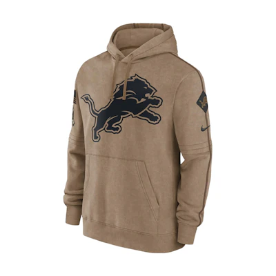 Nike Detroit Lions Salute to Service Khaki Hoodie Long Sleeve Pullover 010I01CAA2B-JW7