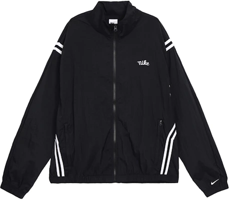 Nike DNA Crossover Retro Striped Track Jacket Black Mens Basketball Style FN2867-010 Order Nike DNA Crossover Retro Striped Track Jacket Black Mens Basketball Style FN2867-010