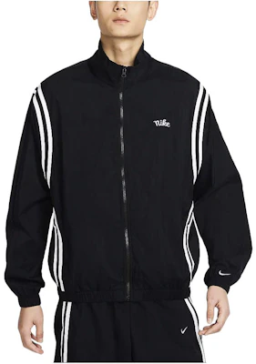 Nike DNA Crossover Retro Striped Track Jacket Black Mens Basketball Style FN2867-010 Shop Nike DNA Crossover Retro Striped Track Jacket Black Mens Basketball Style FN2867-010