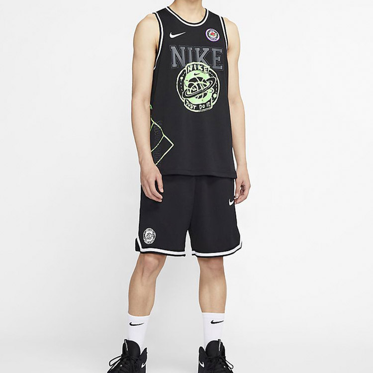 Details for 나이키 DNA 여름 후프 블랙 통기성 루즈핏 농구 민소매 티셔츠 CW4814-010