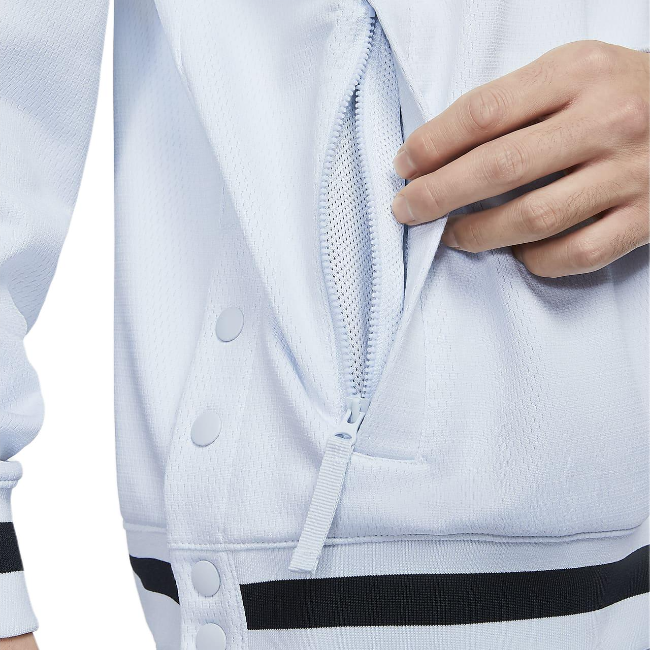 Nike DNA Therma-FIT Fleece Basketball Hoodie White/Black Pullover FZ0665-043 圖 6