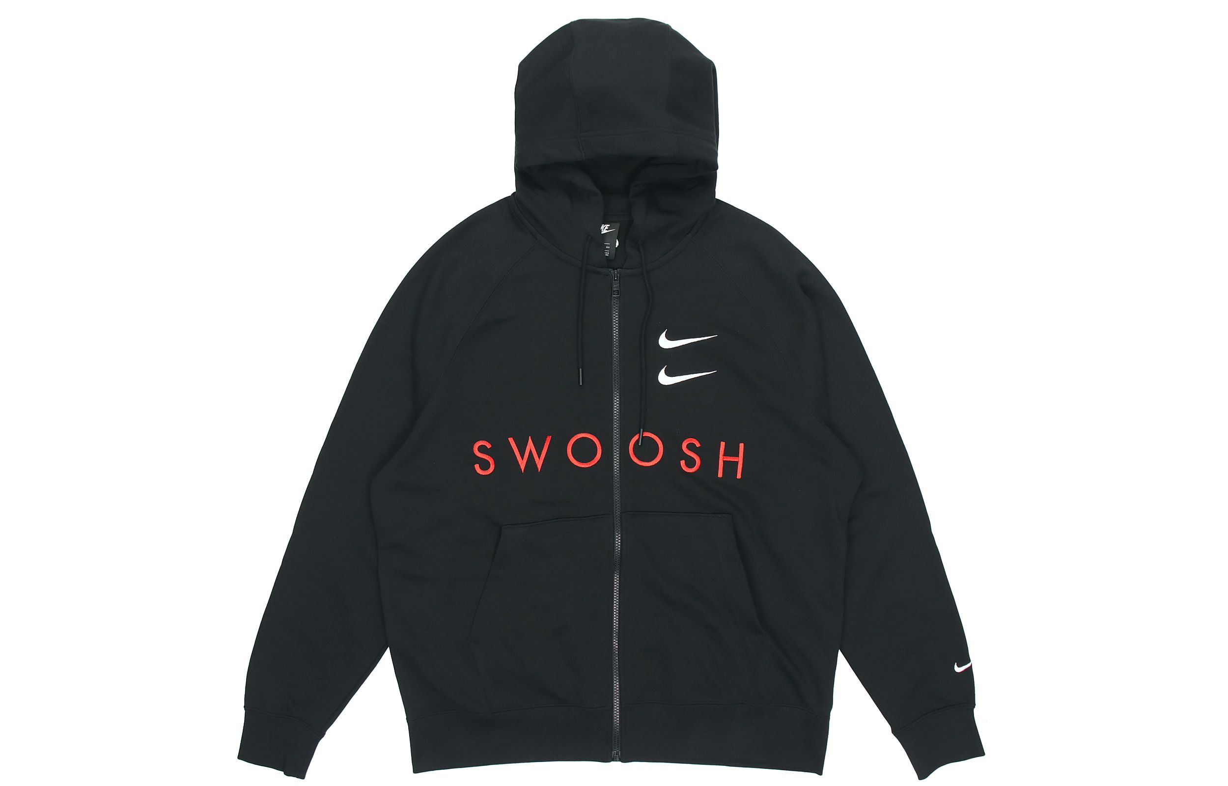 Nike Double Swoosh Black Sports Hoodie Jacket DB4968-010
