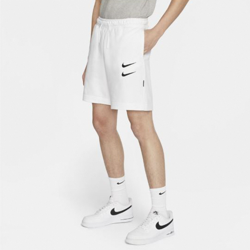 Purchase Nike Double Swoosh Casual Shorts White CJ4883-100