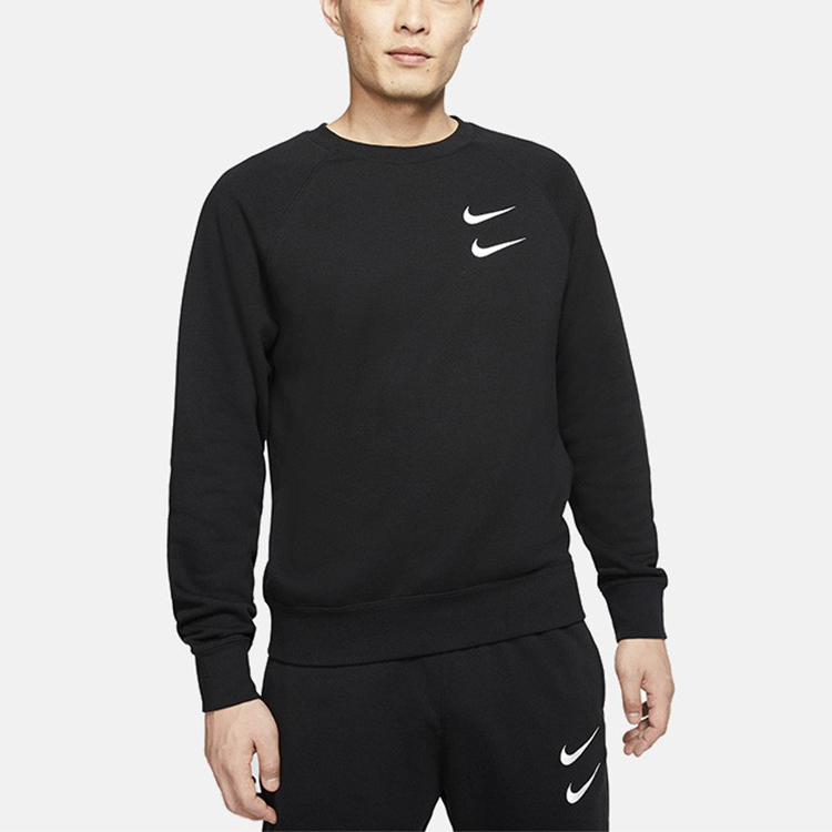 Purchase Nike 雙勾刺繡加絨連帽衫 冬季黑色 DD5079-010