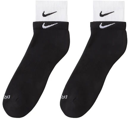 Nike Double Swoosh Mid Crew Training Socks Black Unisex Couple Pack. DH4058-011 Buy Nike Double Swoosh Mid Crew Training Socks Black Unisex Couple Pack. DH4058-011
