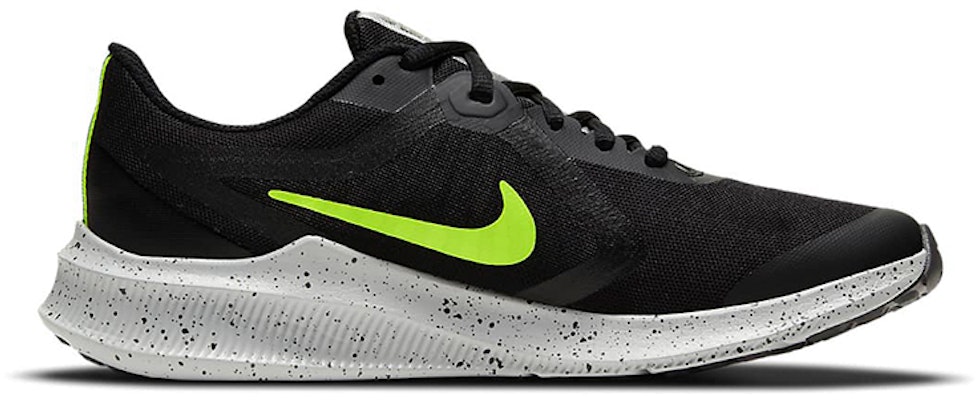 (Youth) Nike Downshifter 10 VIZ 'Black Grey Green' CT3876-001 Order (Youth) Nike Downshifter 10 VIZ 'Black Grey Green' CT3876-001