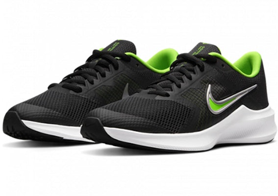 Nike Downshifter 11 登月旅人 休閒 防滑透氣 低筒 跑步鞋 GS 黑綠 Lookbook Nike Downshifter 11 登月旅人 休閒 防滑透氣 低筒 跑步鞋 GS 黑綠