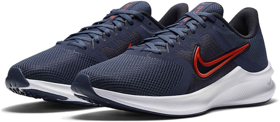 Nike Downshifter 11 'Thunder Blue Chile Red' CW3411-400 Lookbook Nike Downshifter 11 'Thunder Blue Chile Red' CW3411-400