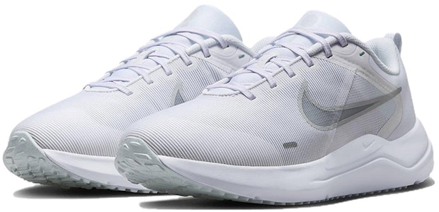 耐克 Downshifter 12加宽版'白色纯铂金' DM0919-100 Lookbook 耐克 Downshifter 12加宽版'白色纯铂金' DM0919-100