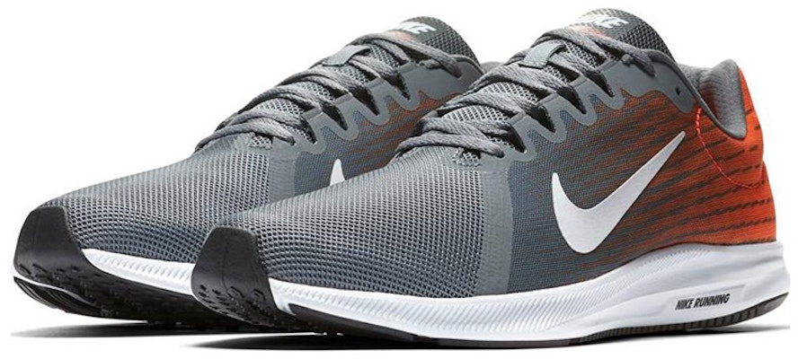Nike Downshifter 8 透氣低幫運動跑步鞋 灰橙 Lookbook Nike Downshifter 8 透氣低幫運動跑步鞋 灰橙