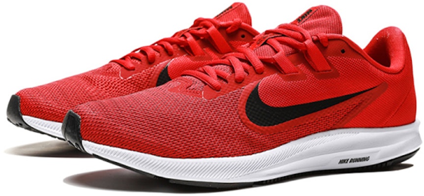 Nike Downshifter 9 低筒 跑步鞋 男款 紅色 Lookbook Nike Downshifter 9 低筒 跑步鞋 男款 紅色