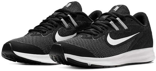 (JR) 耐克 Downshifter 9 黑白跑鞋 AR4135-002 Lookbook (JR) 耐克 Downshifter 9 黑白跑鞋 AR4135-002