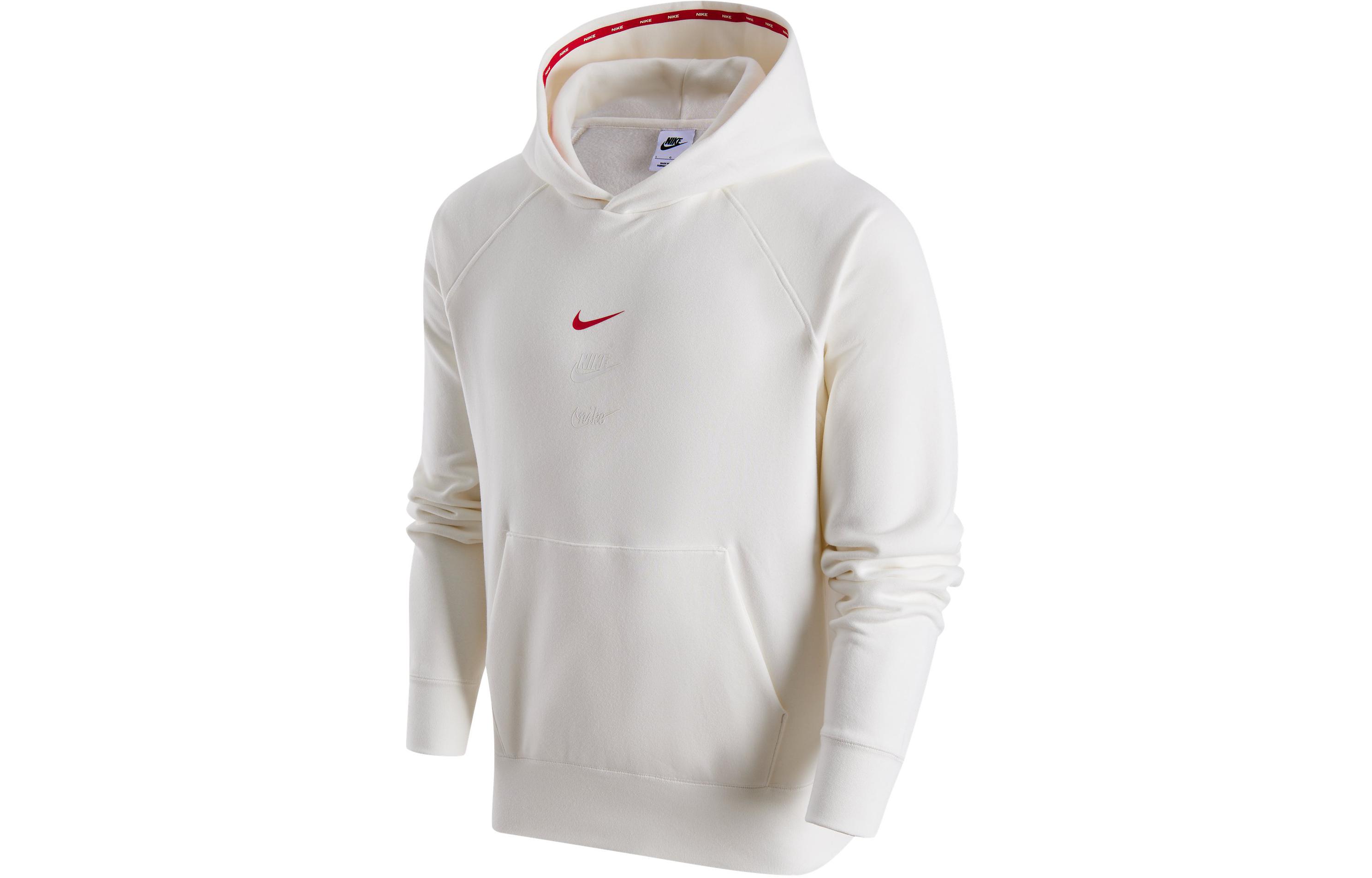 Nike Dragon CNY FW23 Logo Print Fleece Hoodie Sail White FZ6373-133 圖 3